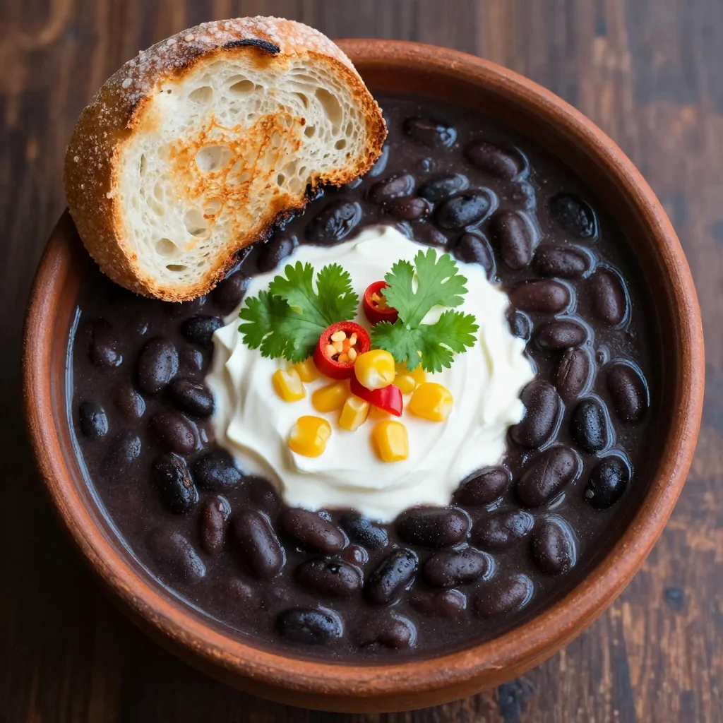Cozy Hearty Black Bean Soup for Cozy Meals