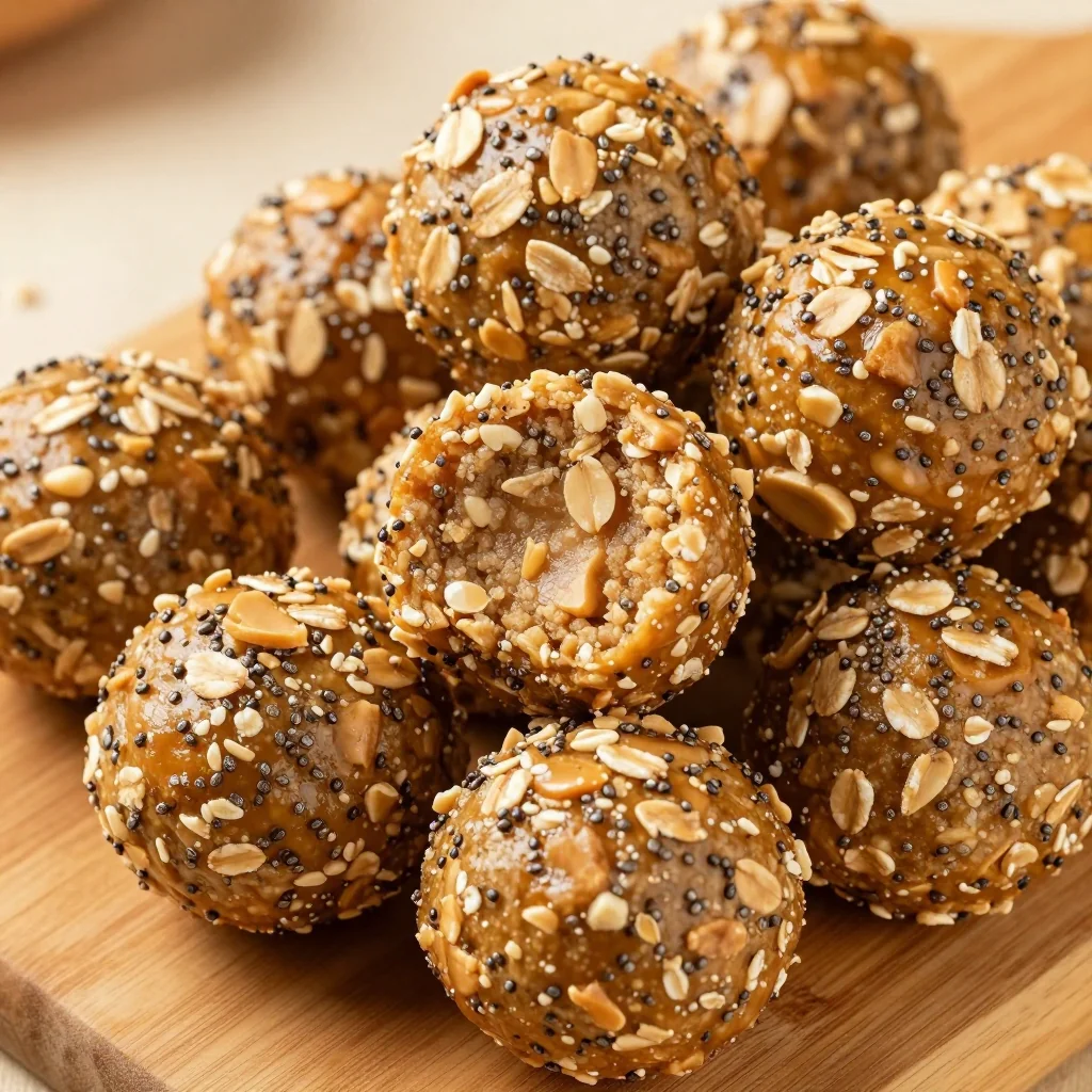 Budget Pantry Peanut Butter Oatmeal Energy Balls