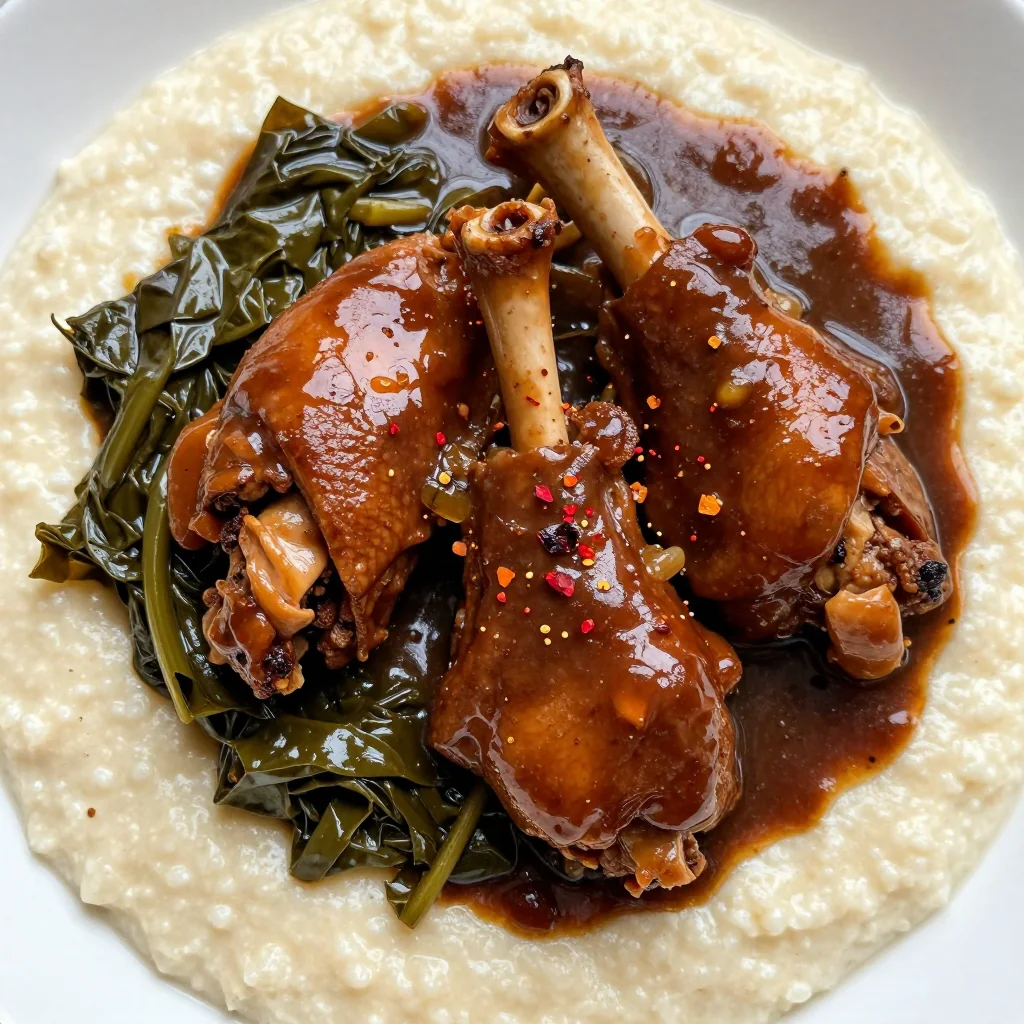 MLK Day Slow Cooker Turkey Necks and Greens for Soul
