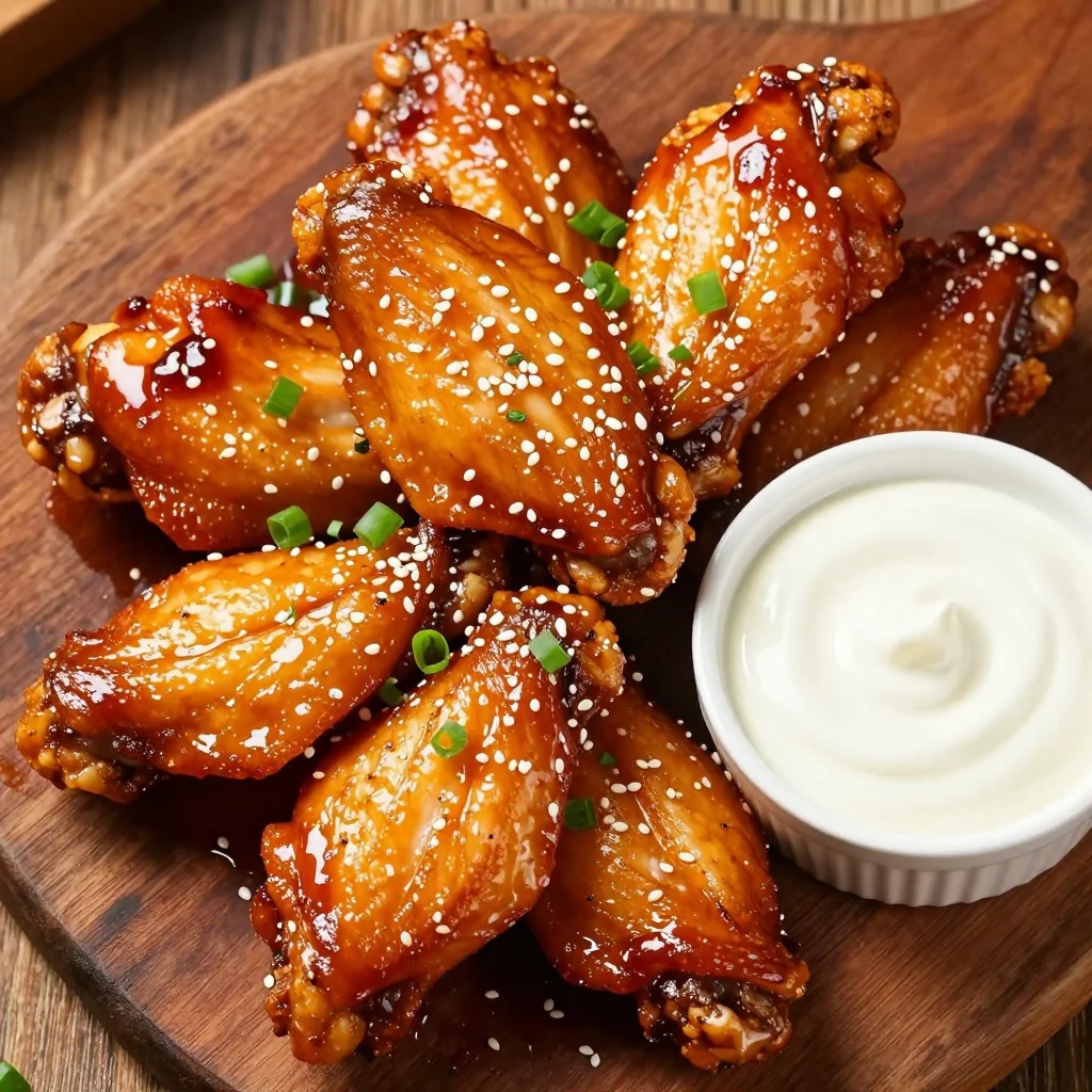 Slow Cooker Sweet and Spicy Chicken Wings for NFL Parties
