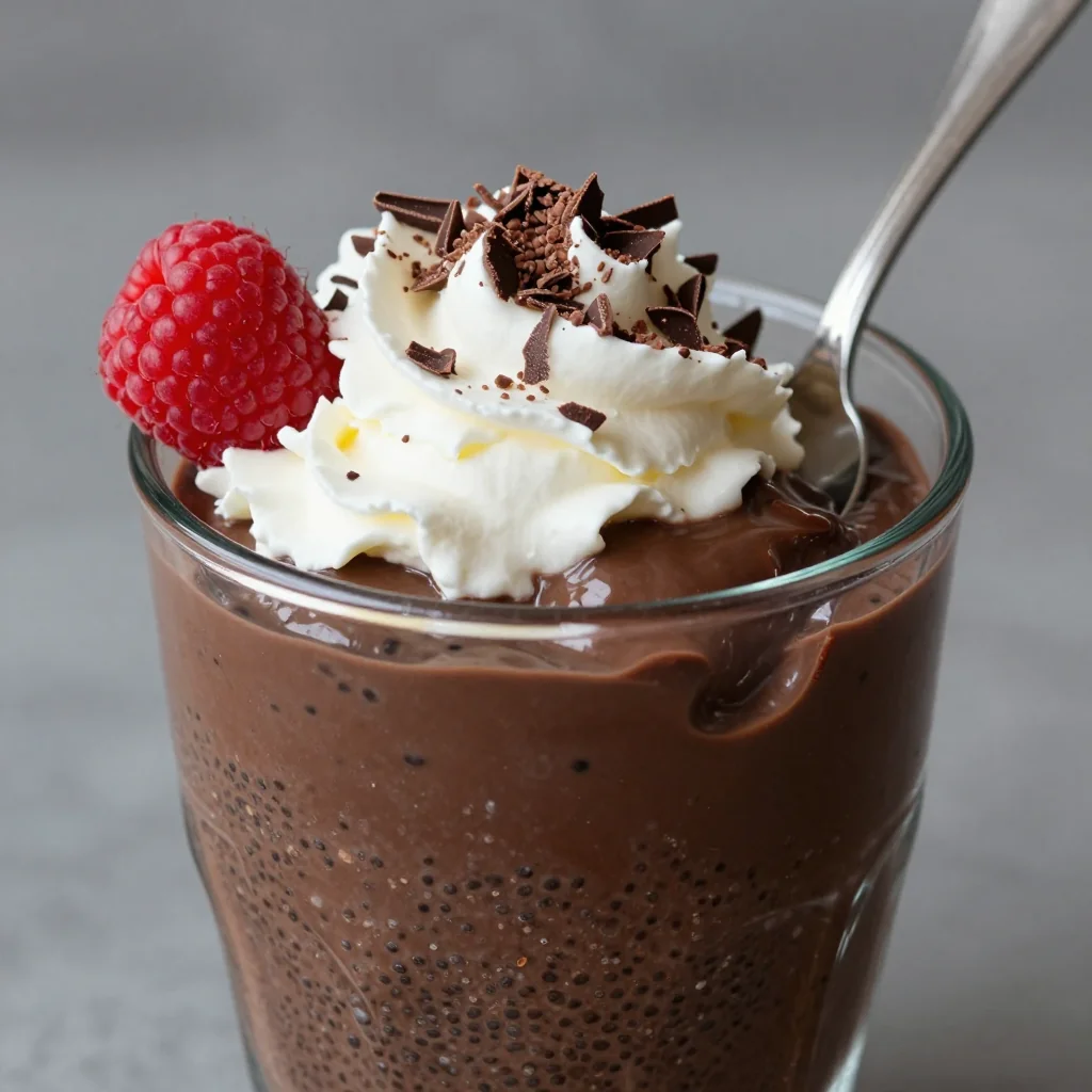 Velvety Chocolate Chia Pudding for Healthy Dessert