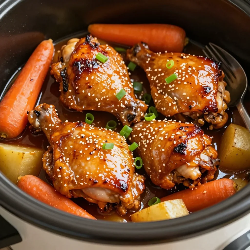 Slow Cooker Honey Garlic Chicken for Easy NFL Game Day