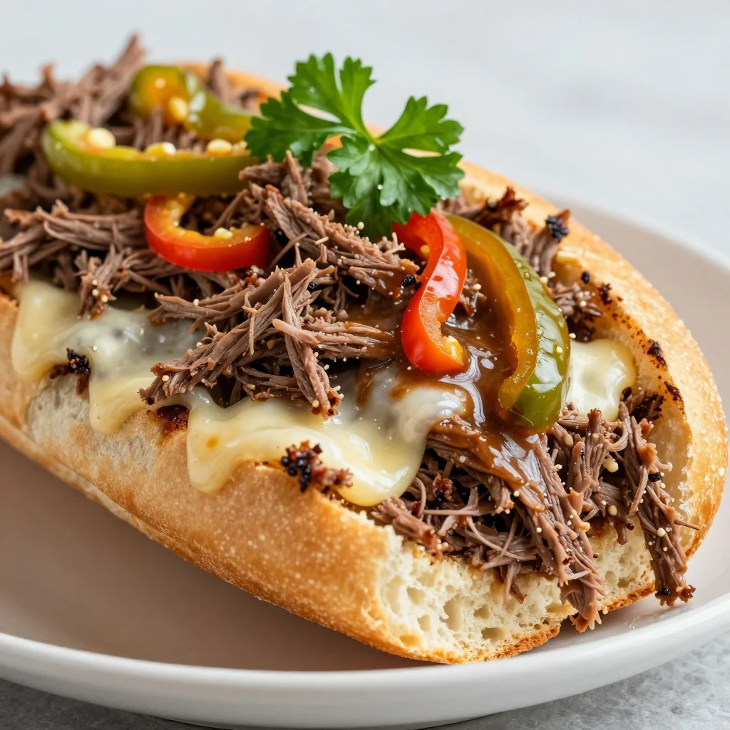 Slow Cooker Italian Beef Sandwiches for Cold Days