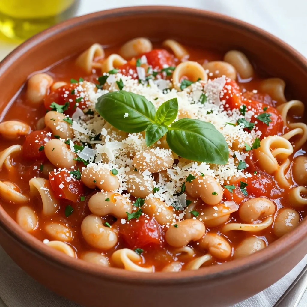 Budget Pasta e Fagioli For Cozy January Evenings