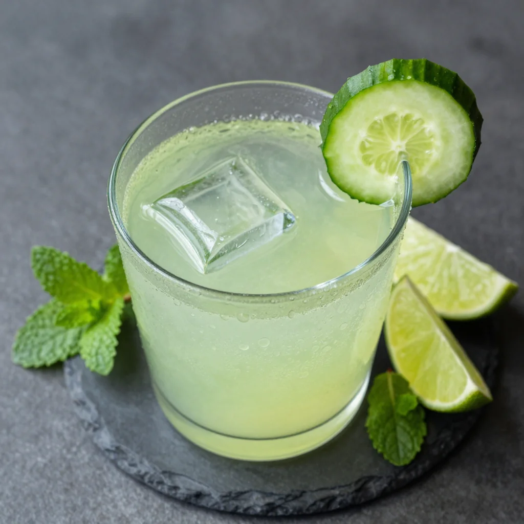 Detox Cucumber Aloe Vera Juice for Cleansing