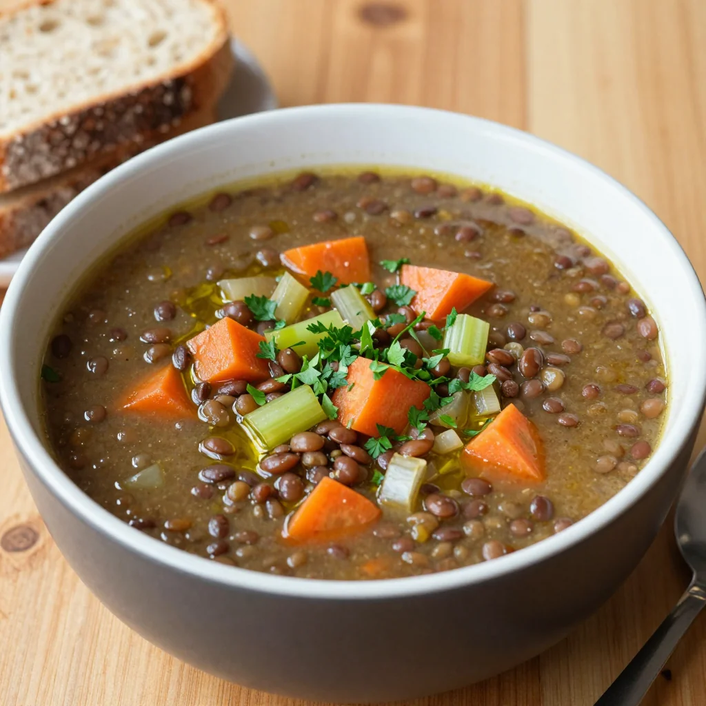 Pantry Cleared Out Lentil Soup That Is Cozy And Healthy Too