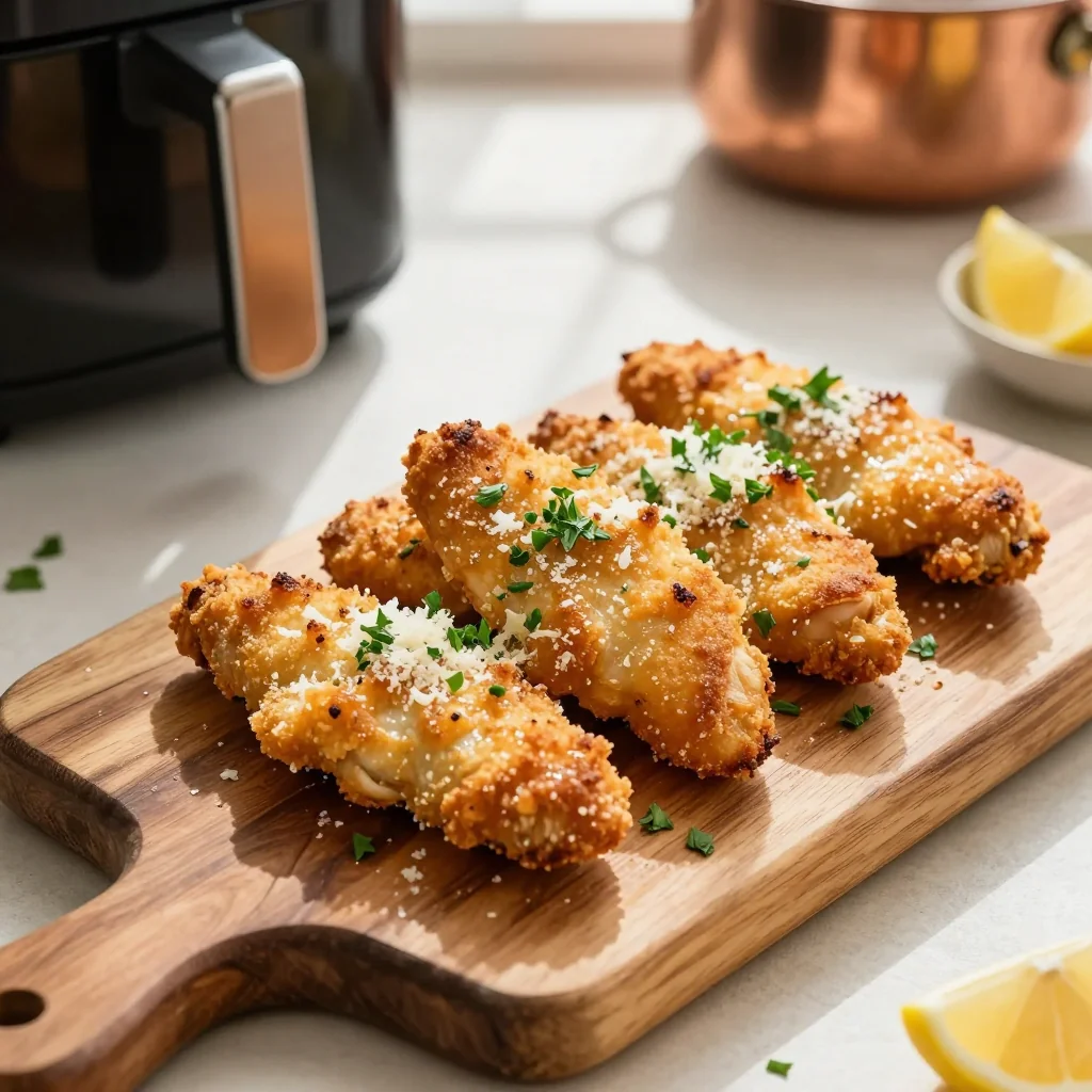 Garlic Parmesan Chicken Tenders Air Fryer