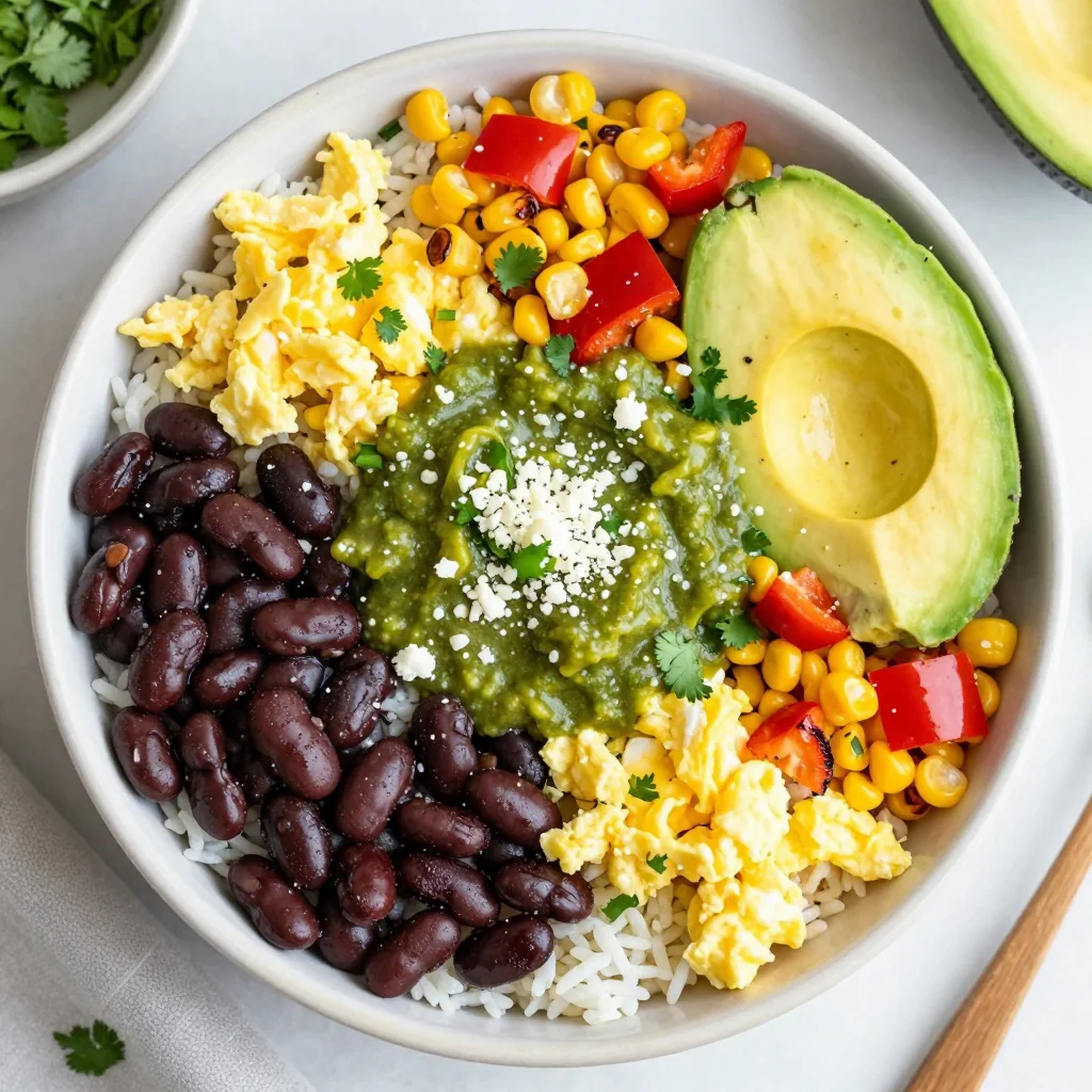 Freezer-Friendly Breakfast Breakfast Breakfast Burrito Bowls for Mornings