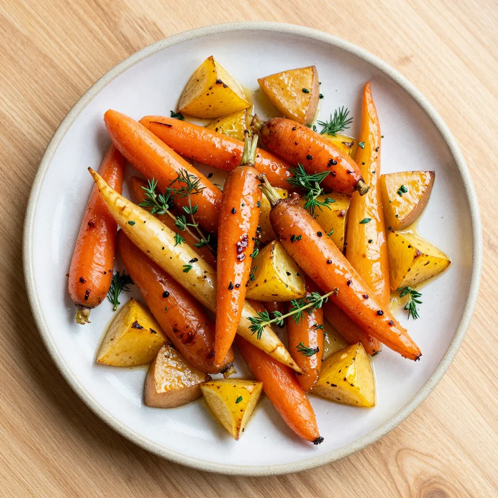 low calorie lemon roasted root vegetables for family clean eating