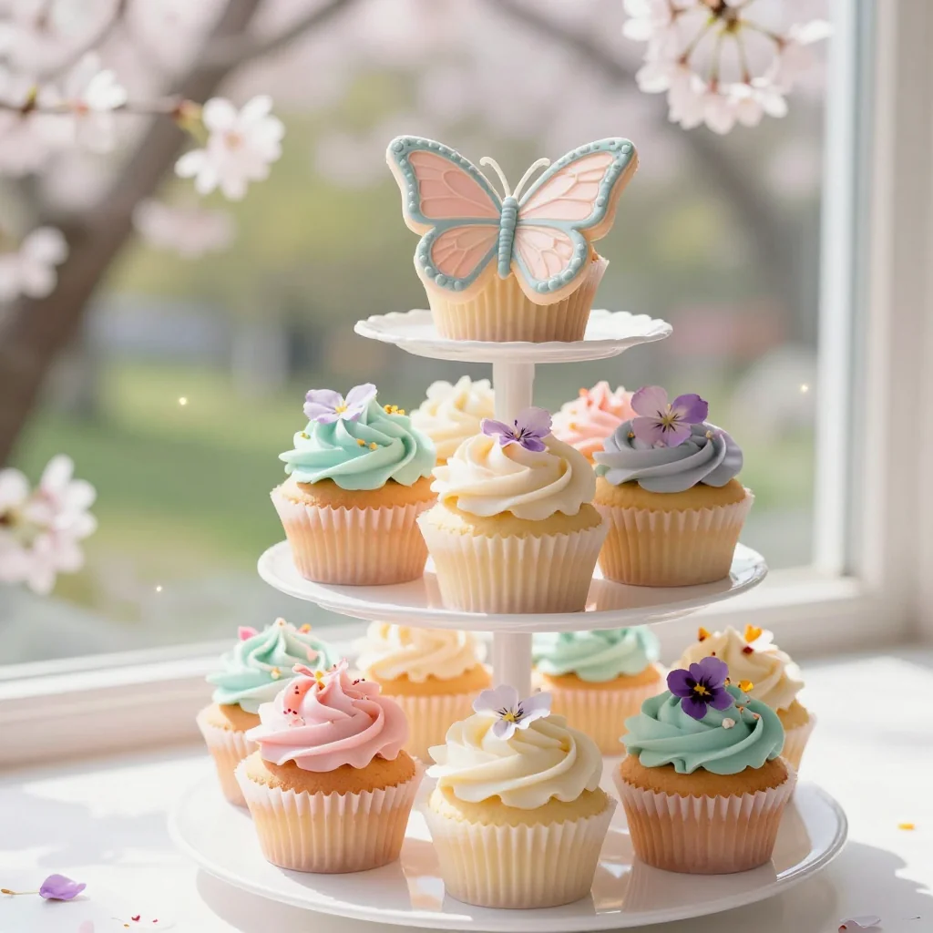 Butterfly Cupcakes Spring Baking