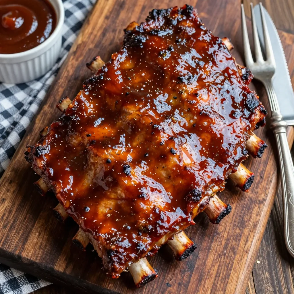 Tender Slow Cooker Ribs with BBQ Sauce for Parties