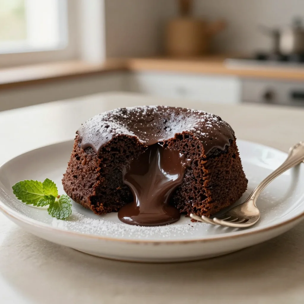 Lava Cake Chocolate Molten Center