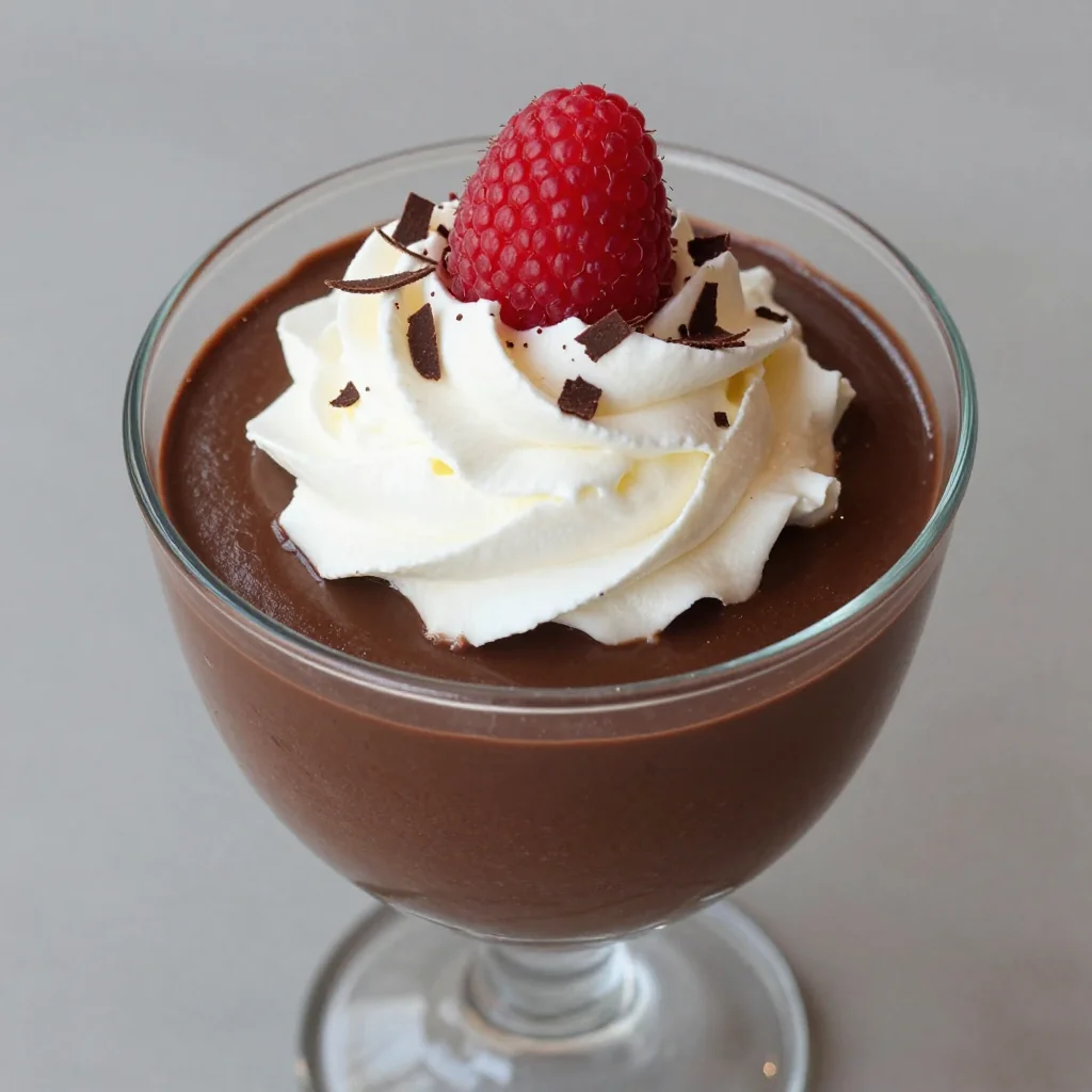 Showstopper Chocolate Mousse Cups with Whipped Cream