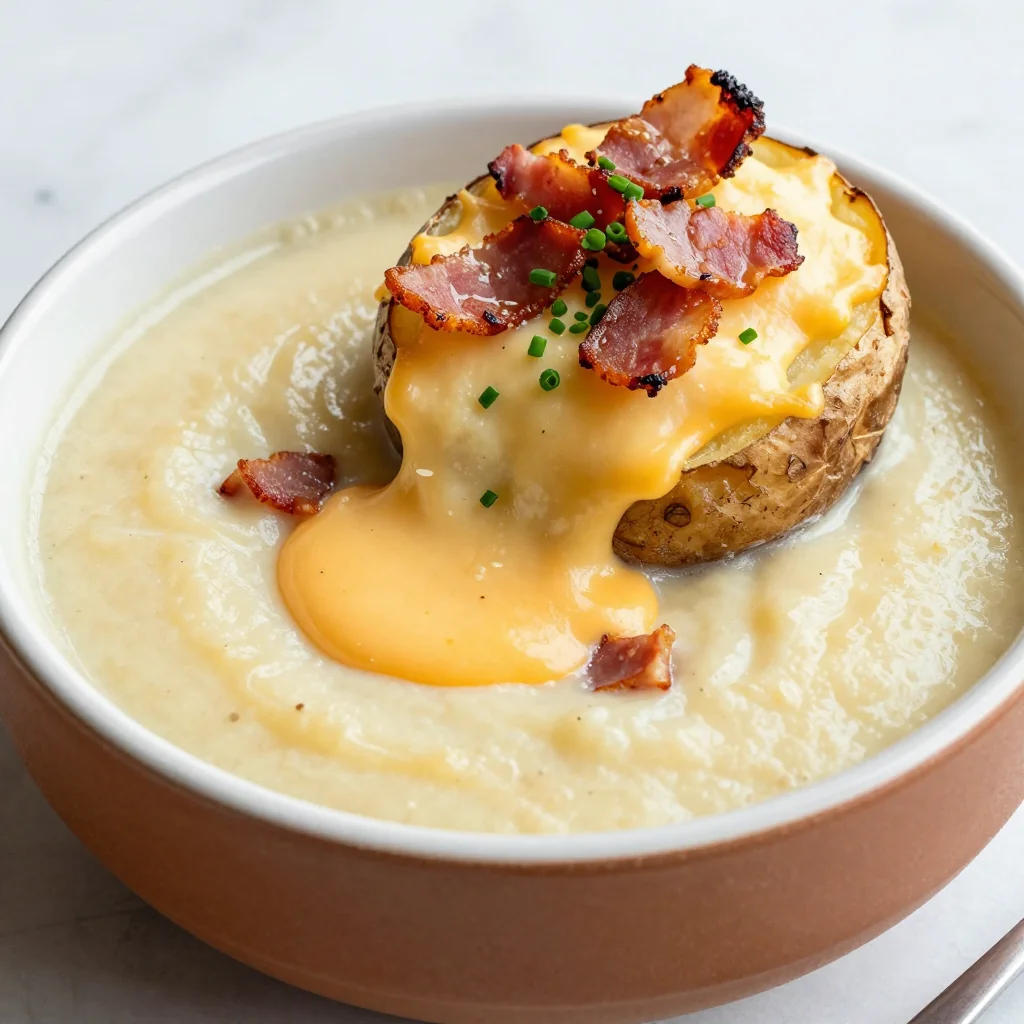 Ultimate Cheesy Loaded Potato Soup for Cold January Nights