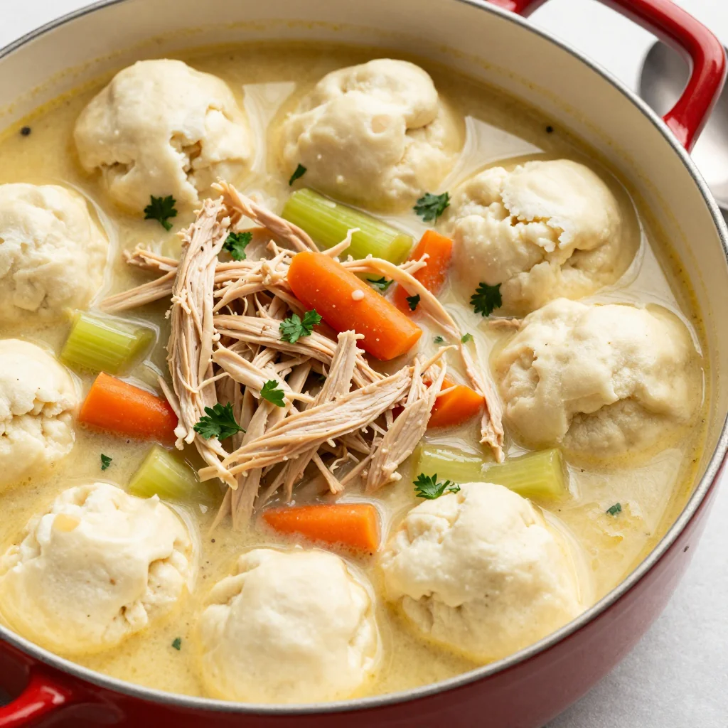 Cozy Slow Cooker Chicken And Dumplings For MLK Day Comfort