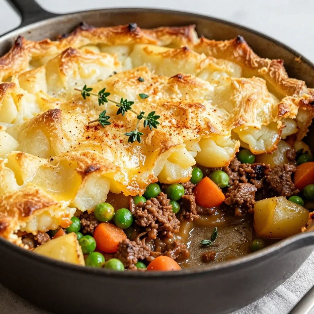 Easy Weeknight Shepherd's Pie with a Fluffy Potato Topping