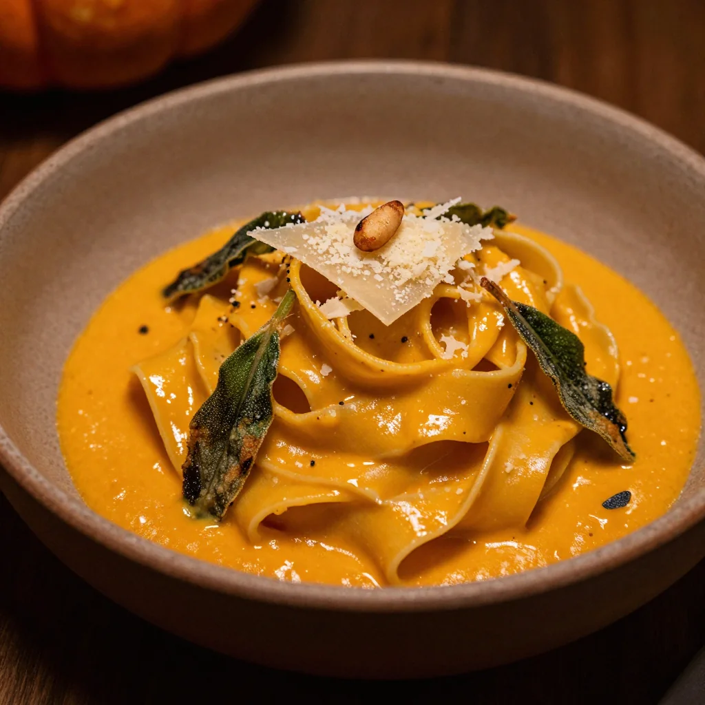 Creamy Pumpkin Sage Pasta for a Winter Evening