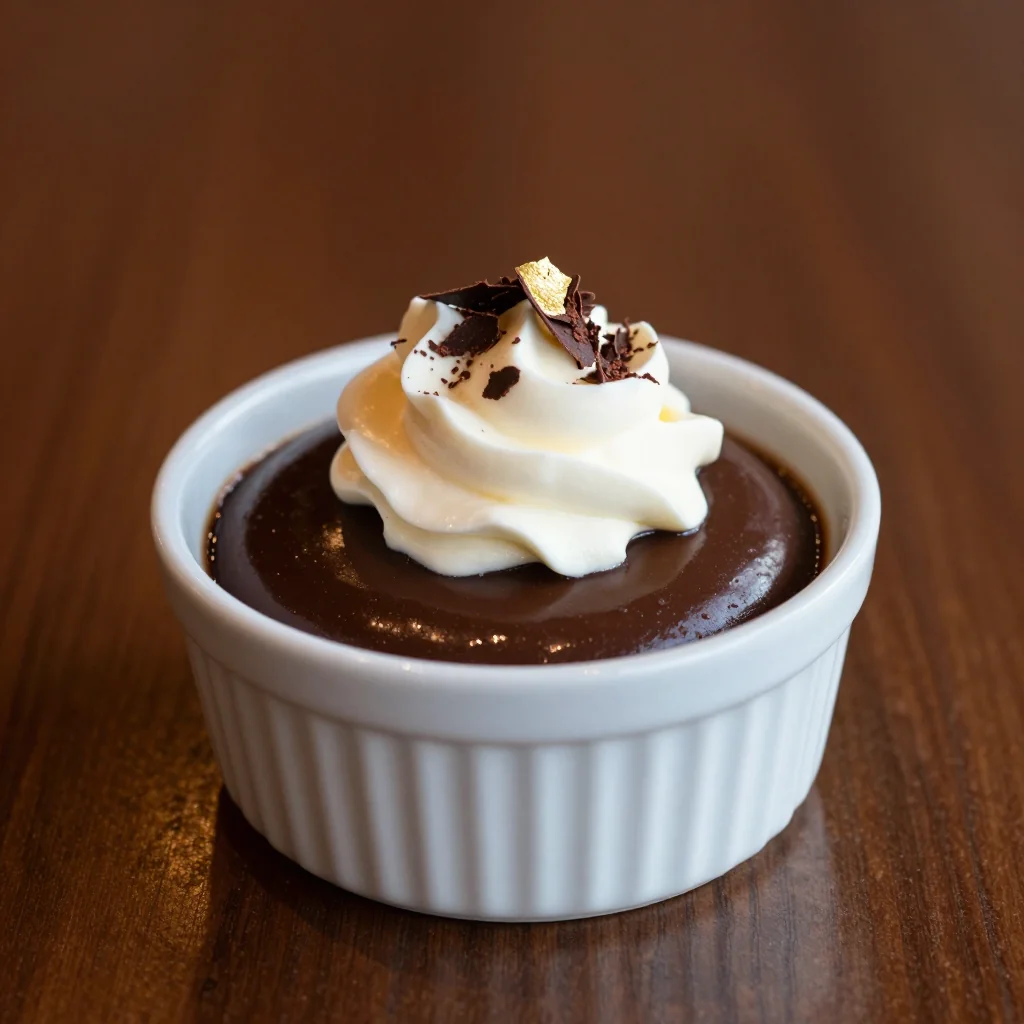 Rich Chocolate Pots de Creme for a Dinner Party