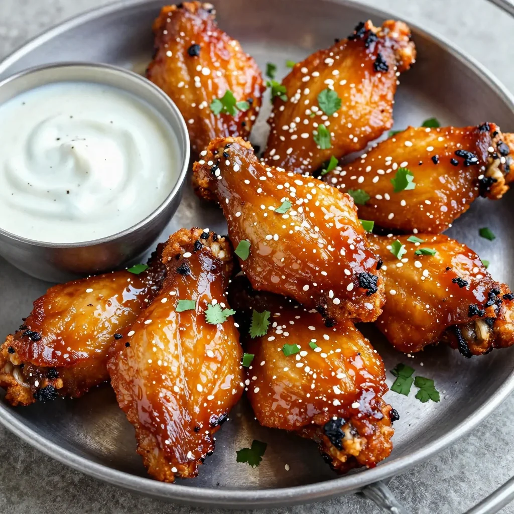 Honey Chipotle Chicken Wings For Game Day