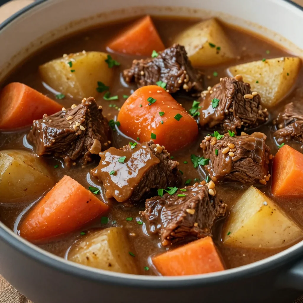 familyfriendly slow cooker beef stew with root vegetables