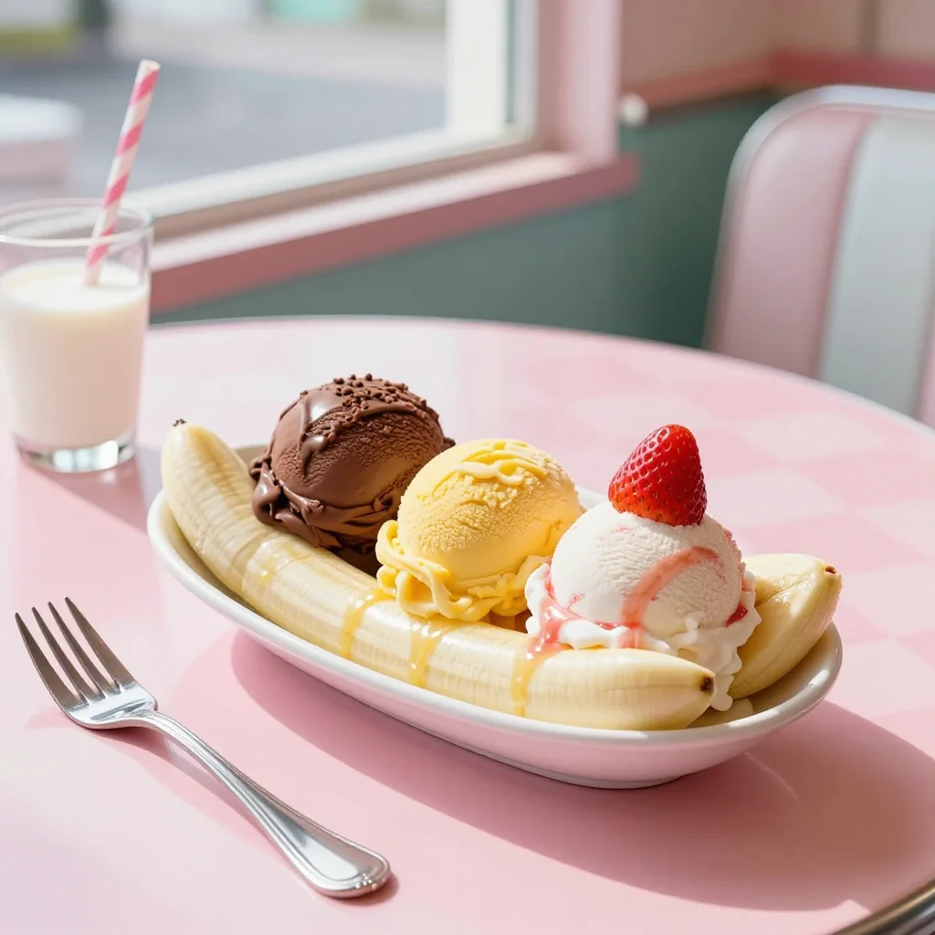 Banana Split with All Toppings