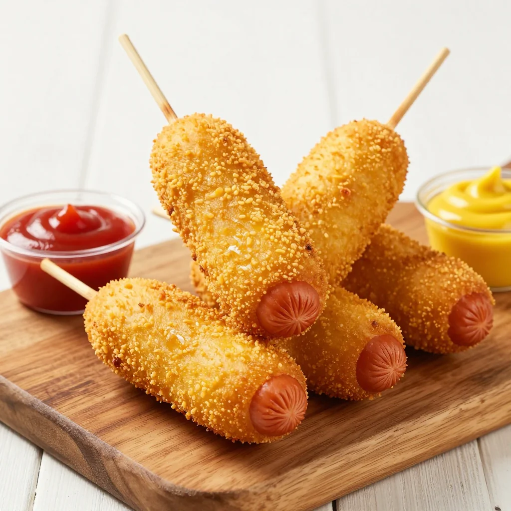 Kid-Friendly Mini Corn Dogs from Your Own Freezer Stock