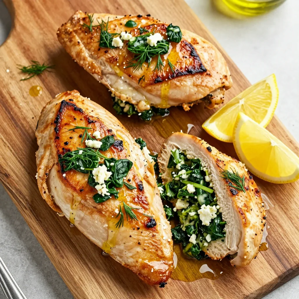 Freezer-Friendly Spinach and Feta Stuffed Chicken Showstopper