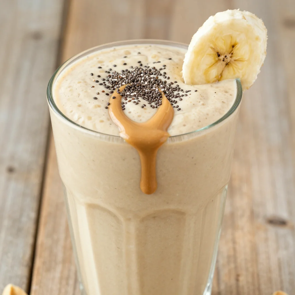 Banana Peanut Butter Detox Smoothie for Protein Boost