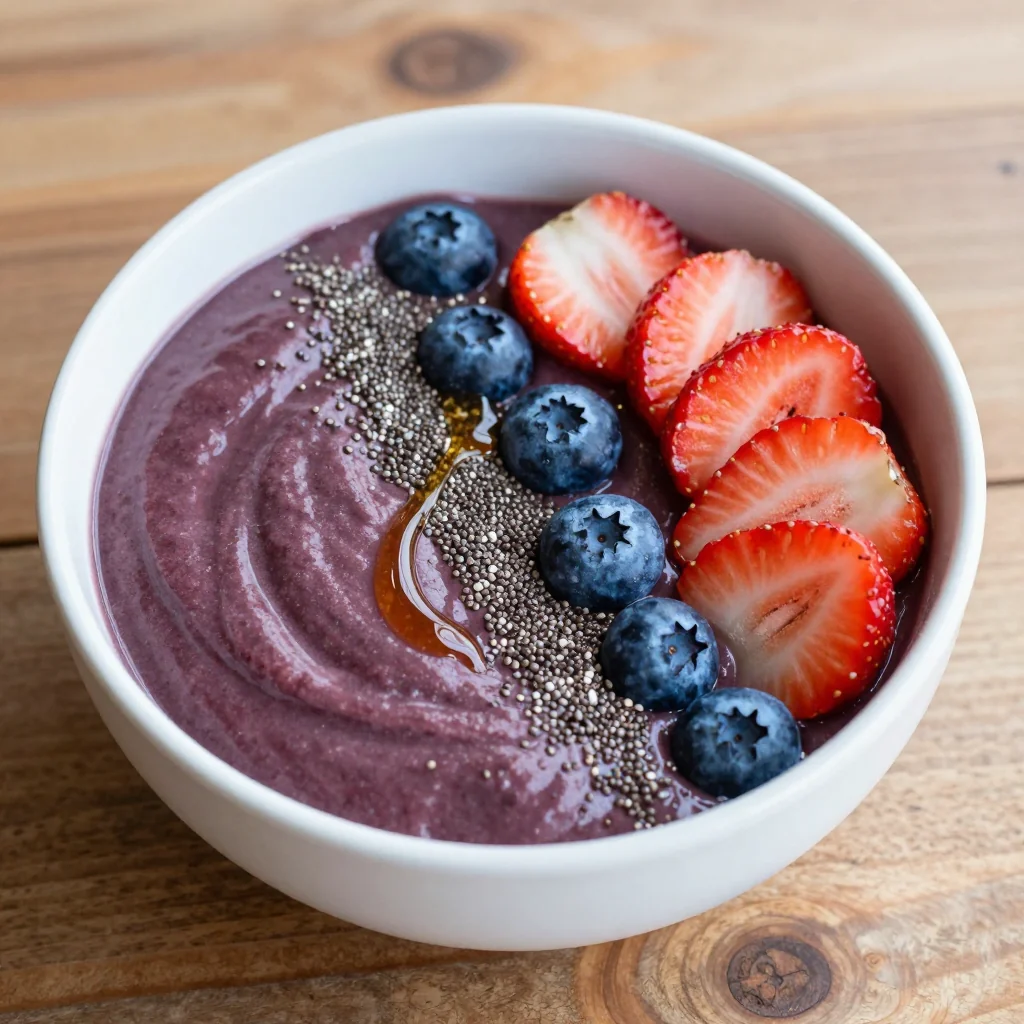 Freezer-Friendly Acai And Berry Smoothie