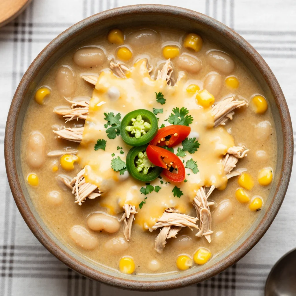 Slow Cooker White Chicken Chili for MLK Day Family Gatherings
