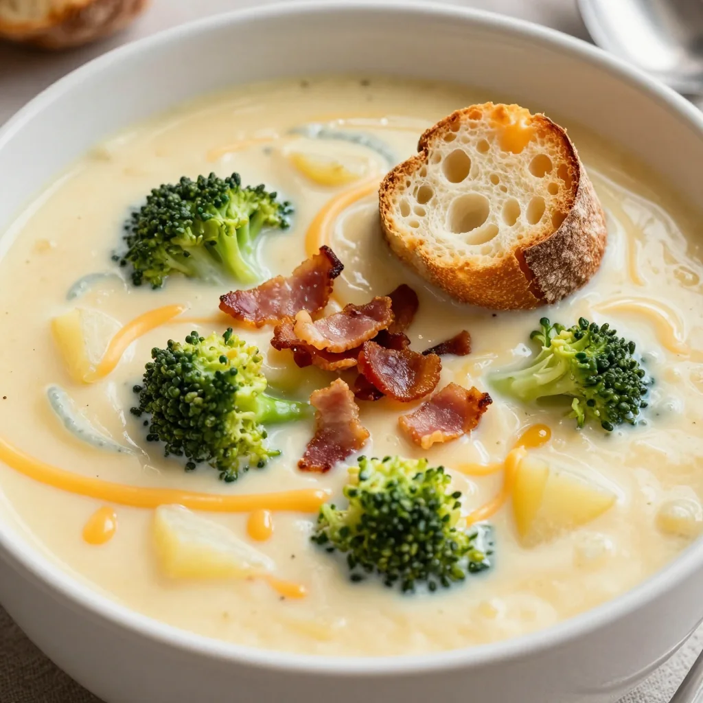 Creamy Broccoli Cheddar Soup That's Ultra Cozy