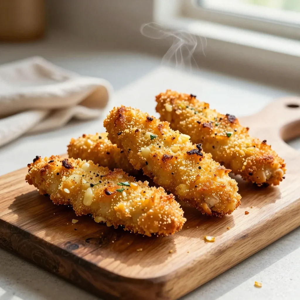 Garlic Parmesan Chicken Tenders Baked