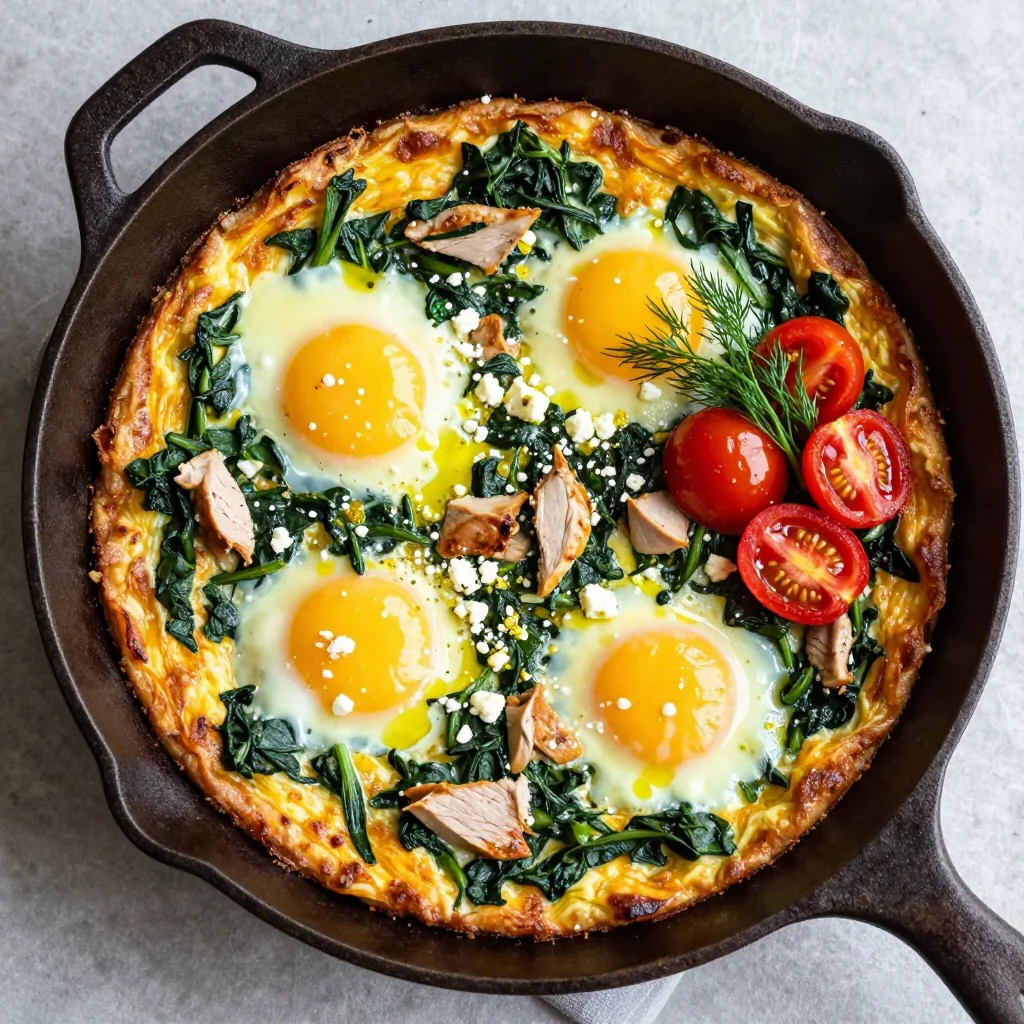 Healthy Breakfast Breakfast Breakfast Turkey and Spinach Frittata for Warmth