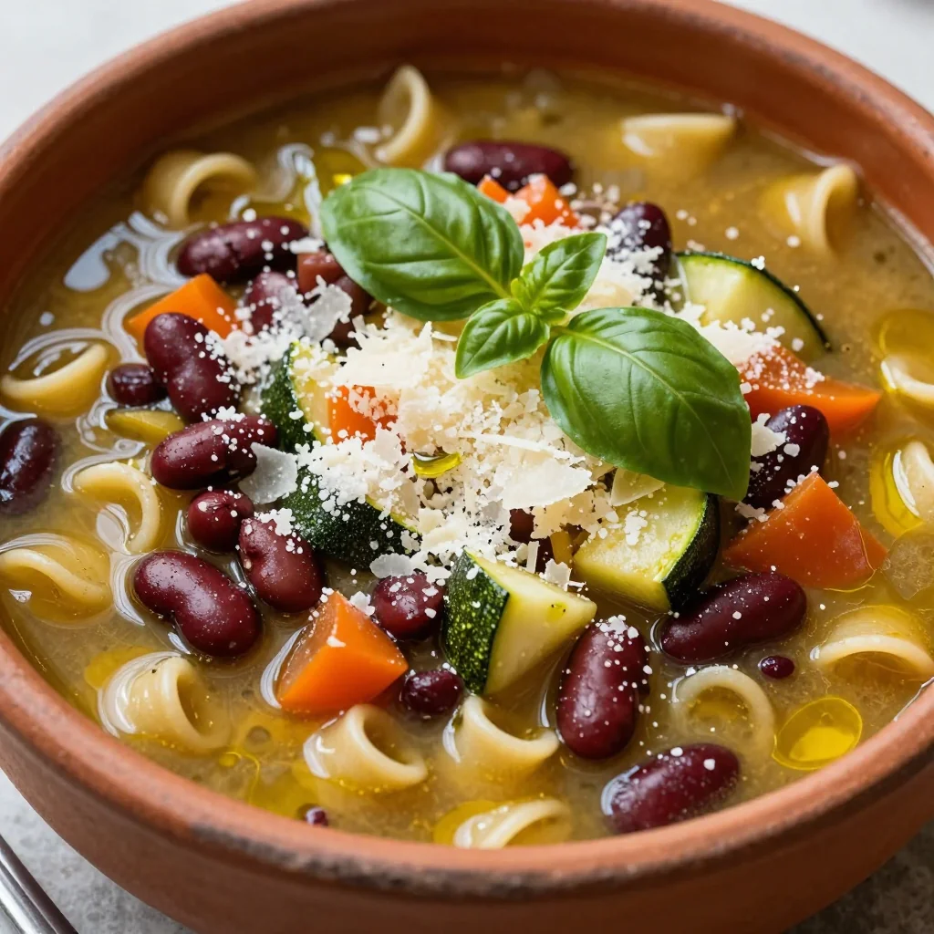 Pantry Clean Out Minestrone Soup That Tastes Amazing