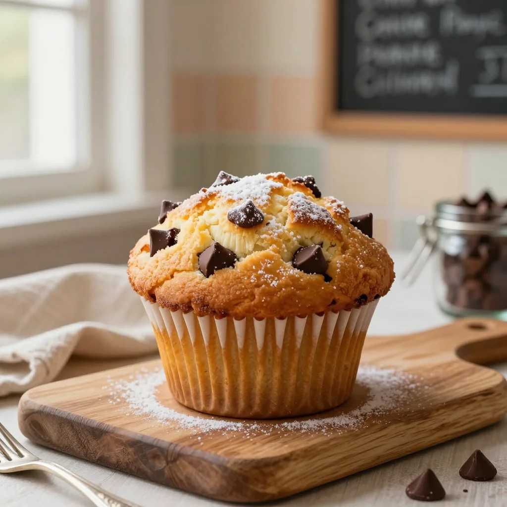 Chocolate Chip Muffins Bakery Style Jumbo