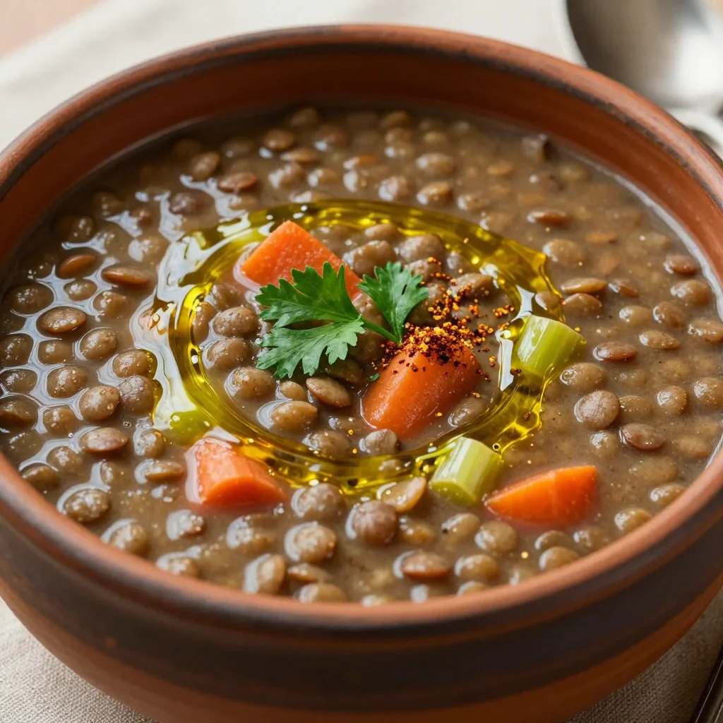 Cozy Lentil Soup for a Martin Luther King Day