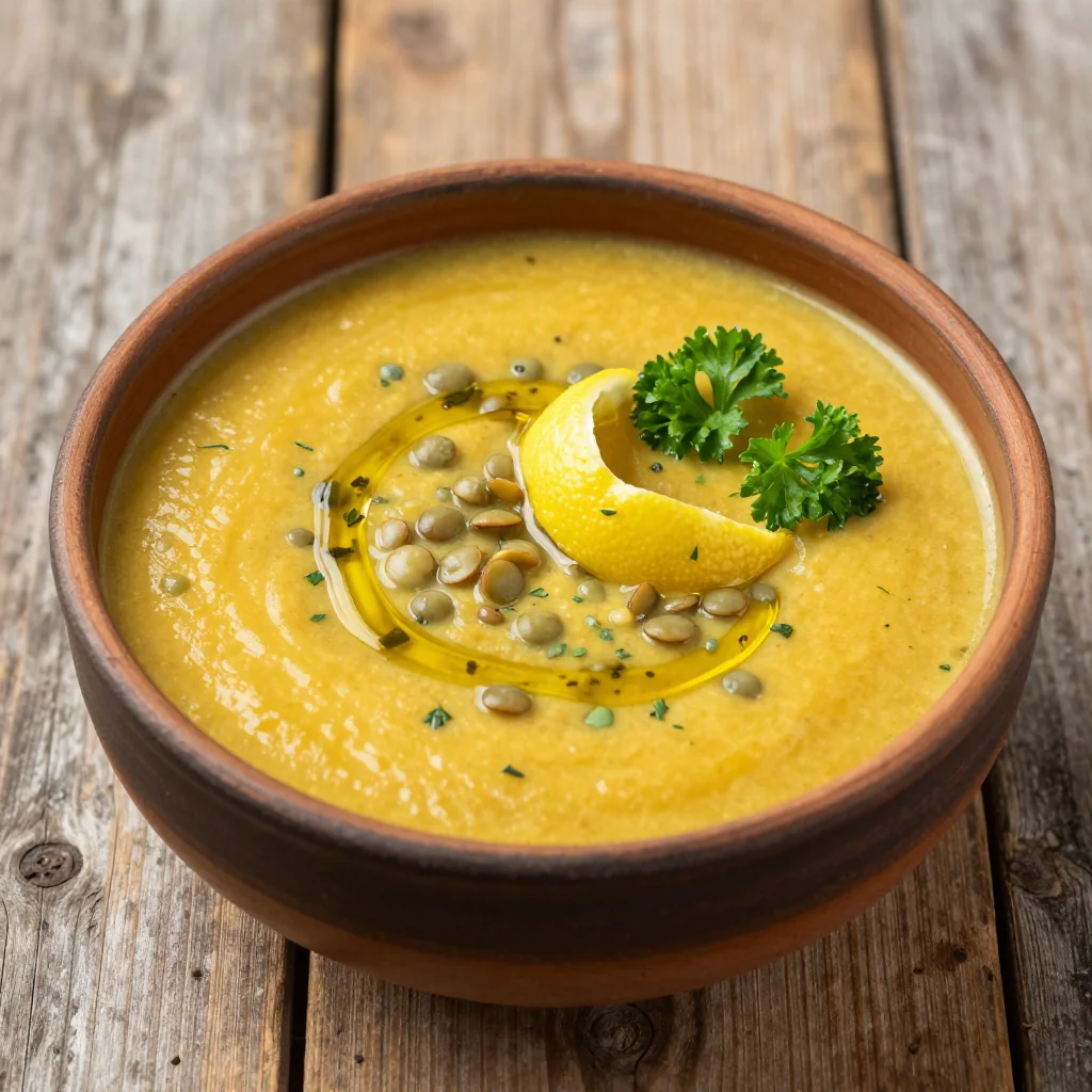 New Year Detox Cleansing Lemon Lentil Soup