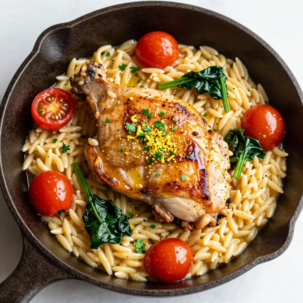 Easy One-Pan Chicken and Orzo for Busy Weeknights