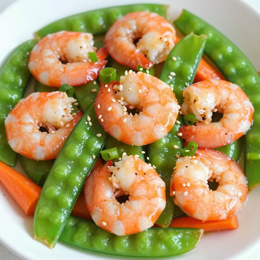 Quick Weeknight Freezer Shrimp and Snow Pea Stir-Fry