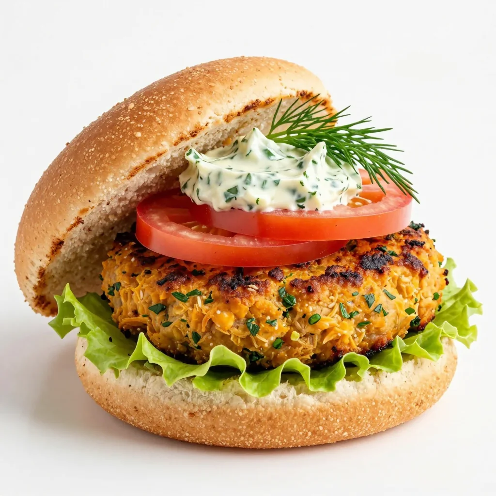 Healthy Turkey and Sweet Potato Burgers with Herbs
