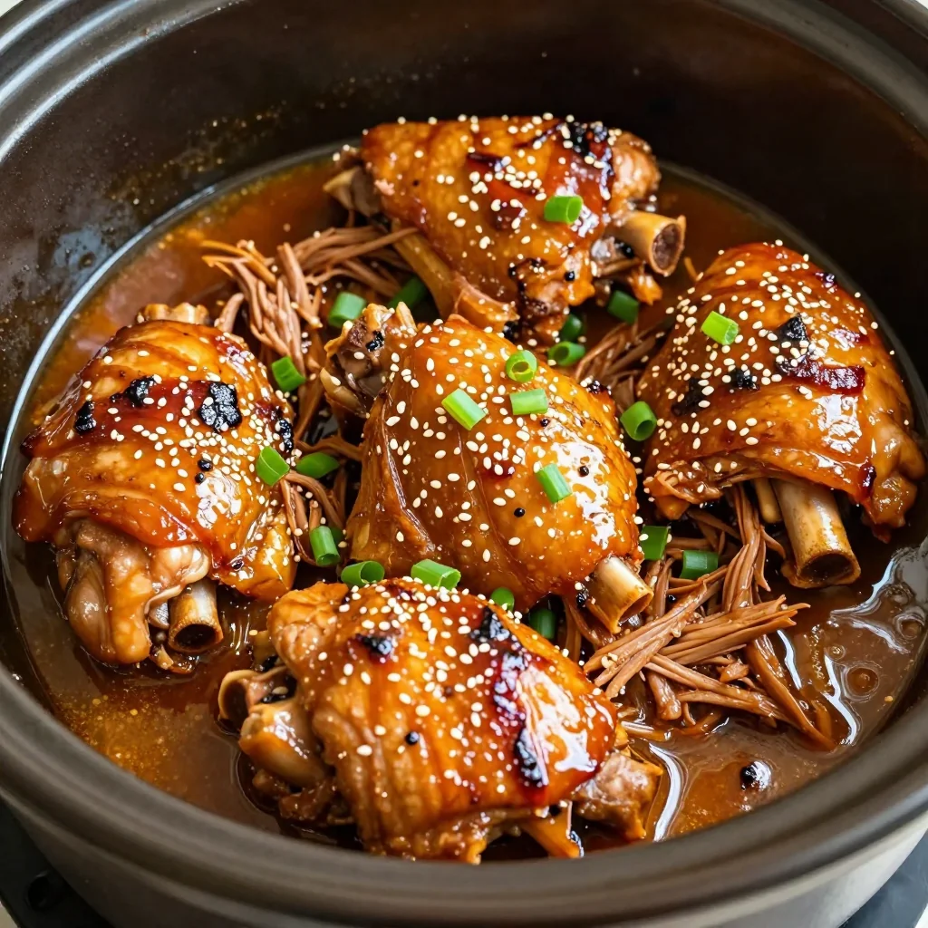 Crockpot Honey Garlic Chicken for Effortless Weeknight Dinners