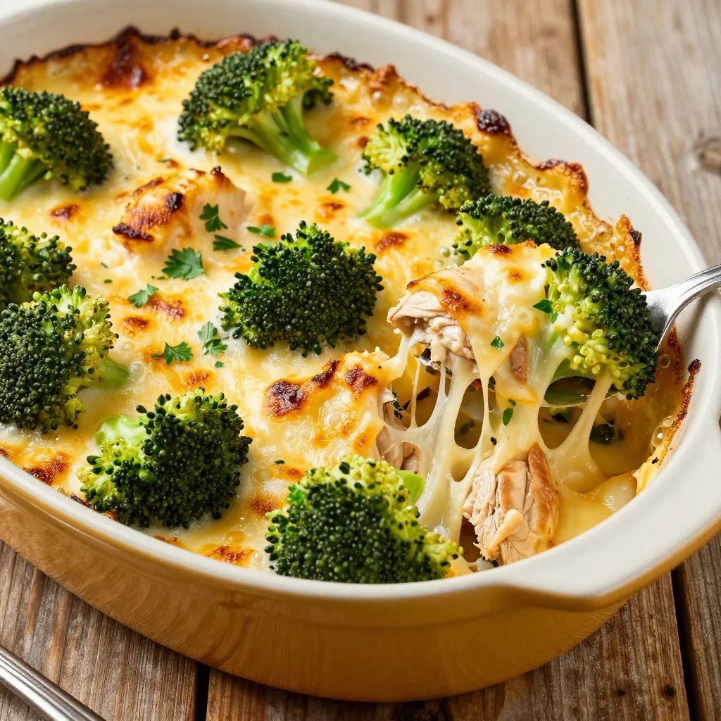 Cheesy Chicken and Broccoli Bake for a Winter Comfort Meal