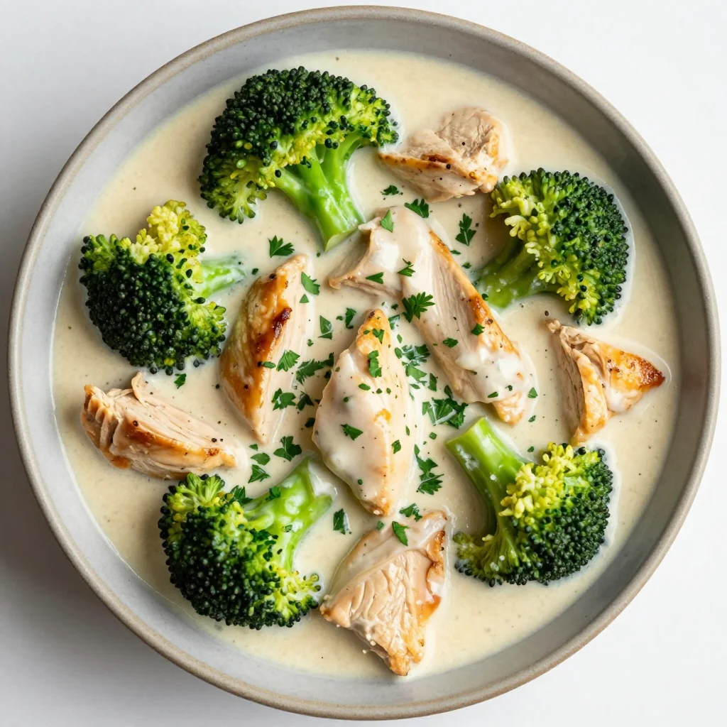 One-Pot Creamy Chicken and Broccoli for Dinner