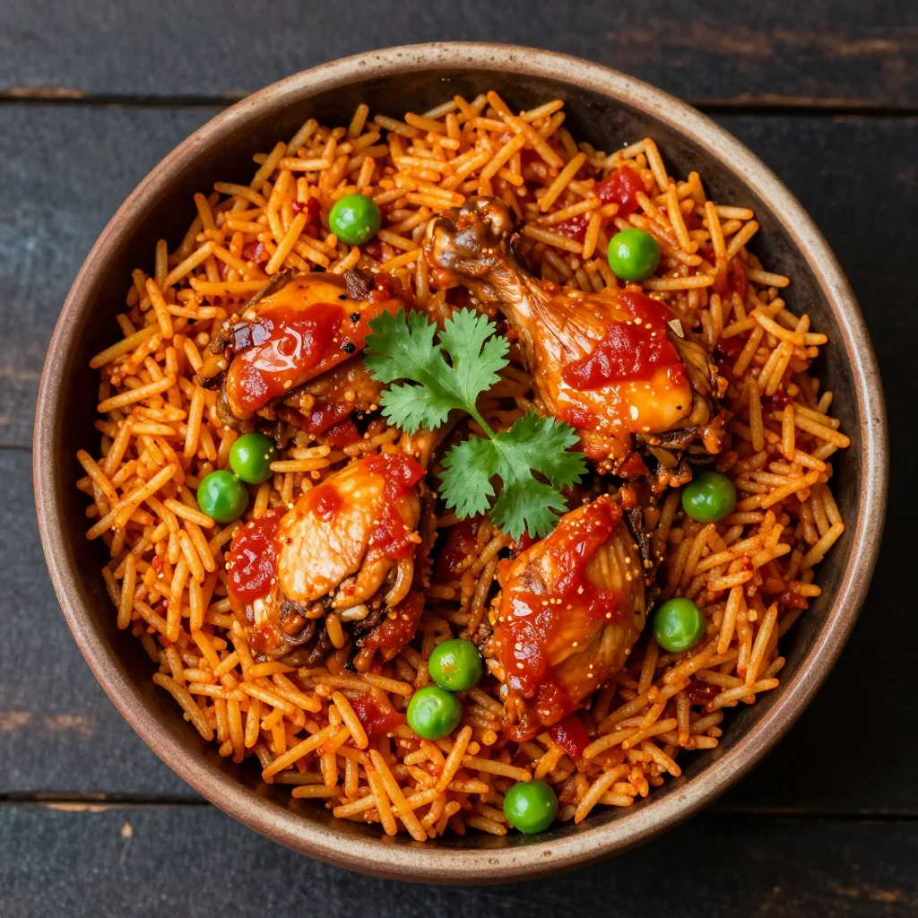 MLK Day Slow Cooker Jollof Rice for Festive Flavors