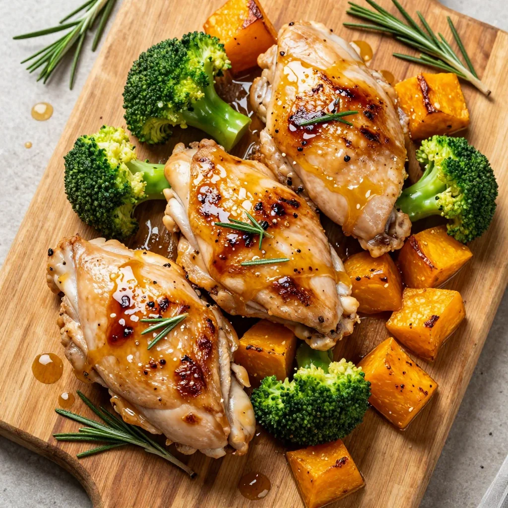 Easy Sheet Pan Chicken and Squash for Kids