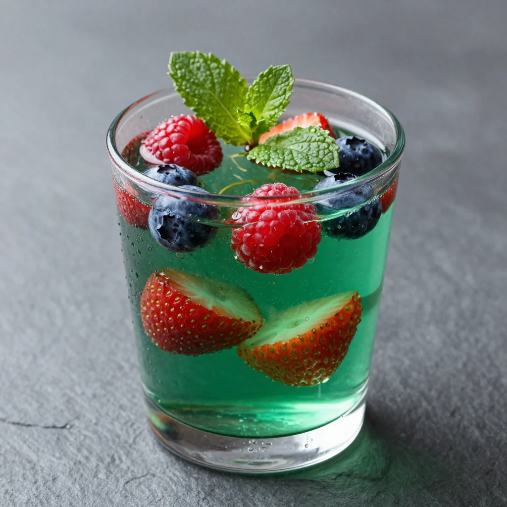 New Year's Day Detox Berry and Green Tea