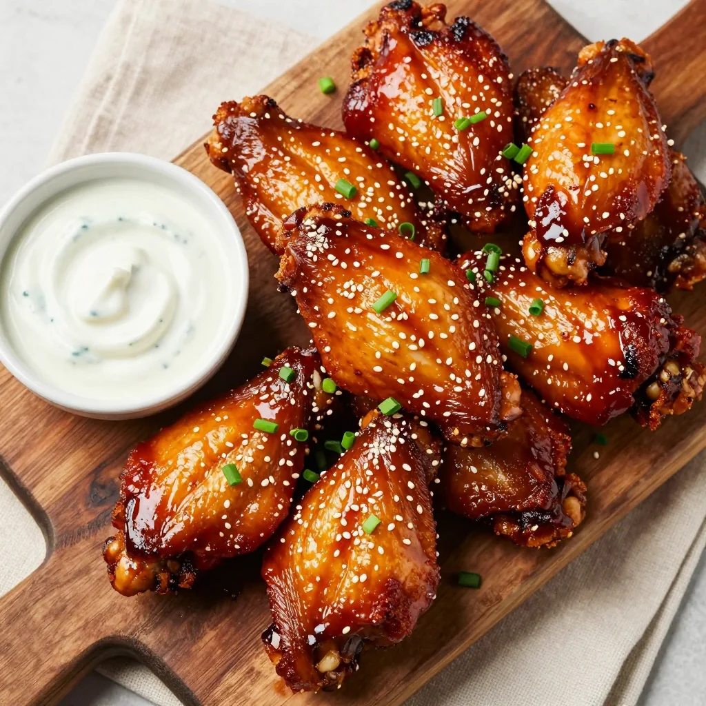 NFL Playoff BBQ Chicken Wings Baked Not Fried Recipe
