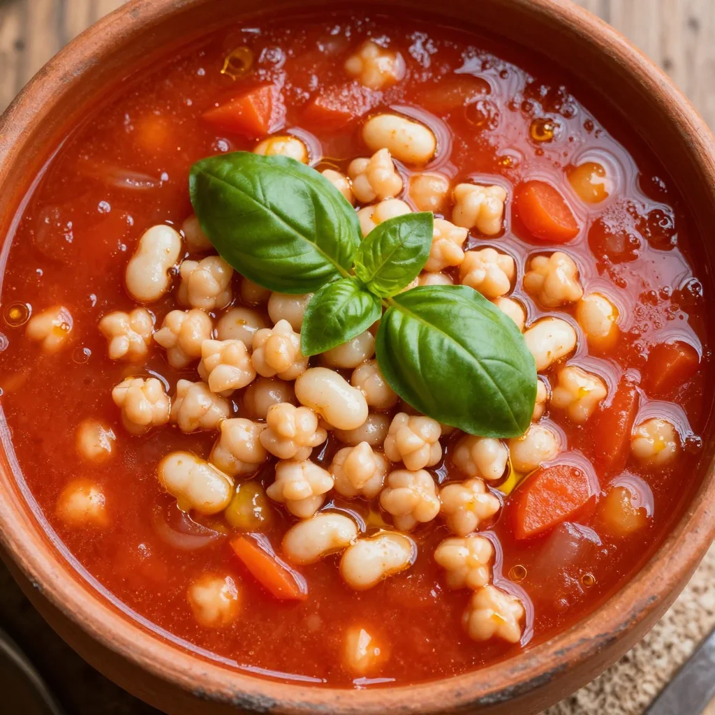 Pantry Clean-Out Spicy Tomato and Bean Soup