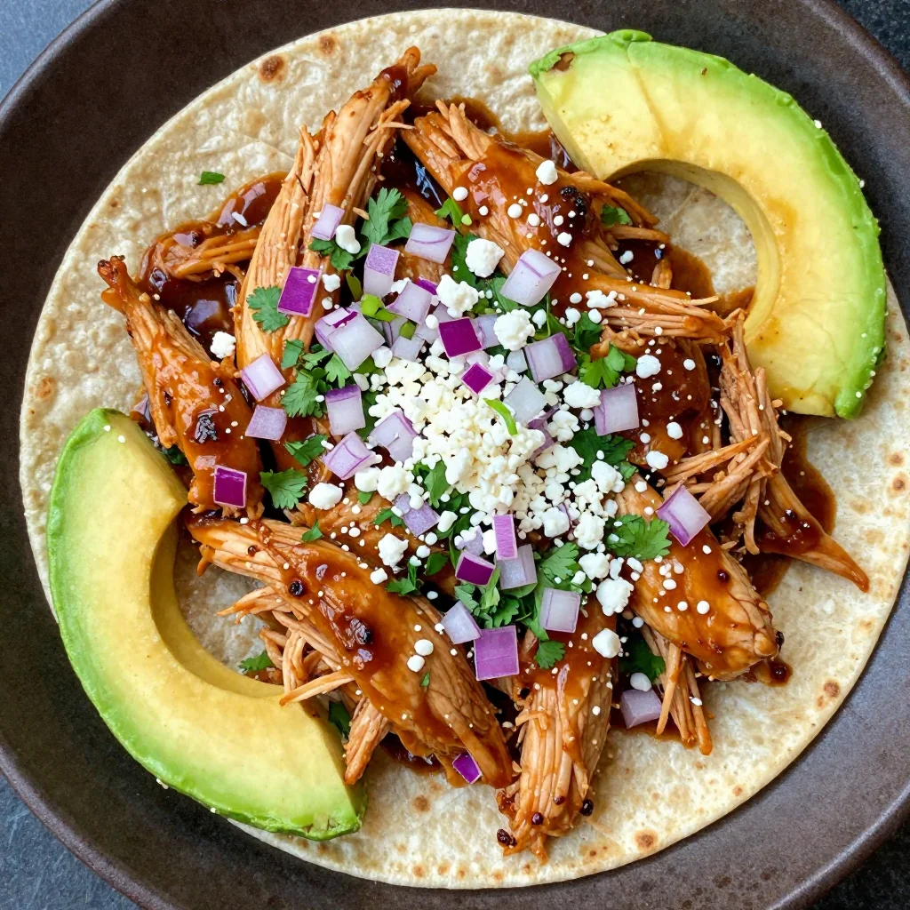 Easy Slow Cooker Chicken Tacos for NFL Game Day Snacks