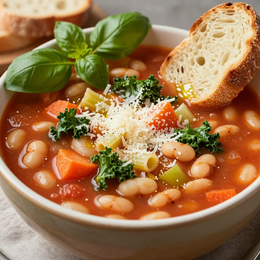 Slow Cooker Minestrone Soup for Winter Meal Prep
